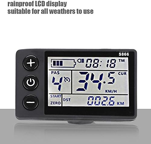 Elektromotor Controller, 24 V-48 V wasserdichte LCD Display Panel Brushless Controller Kit für Elekt
