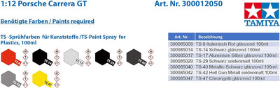 TAMIYA 300012050-1:12 Porsche Carrera GT, Mittel