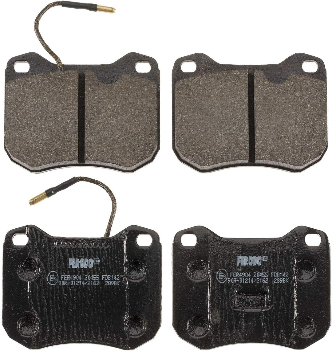 Ferodo FDB142 Bremsbelagsatz, Scheibenbremse - (4-teilig) - (4 Stück)