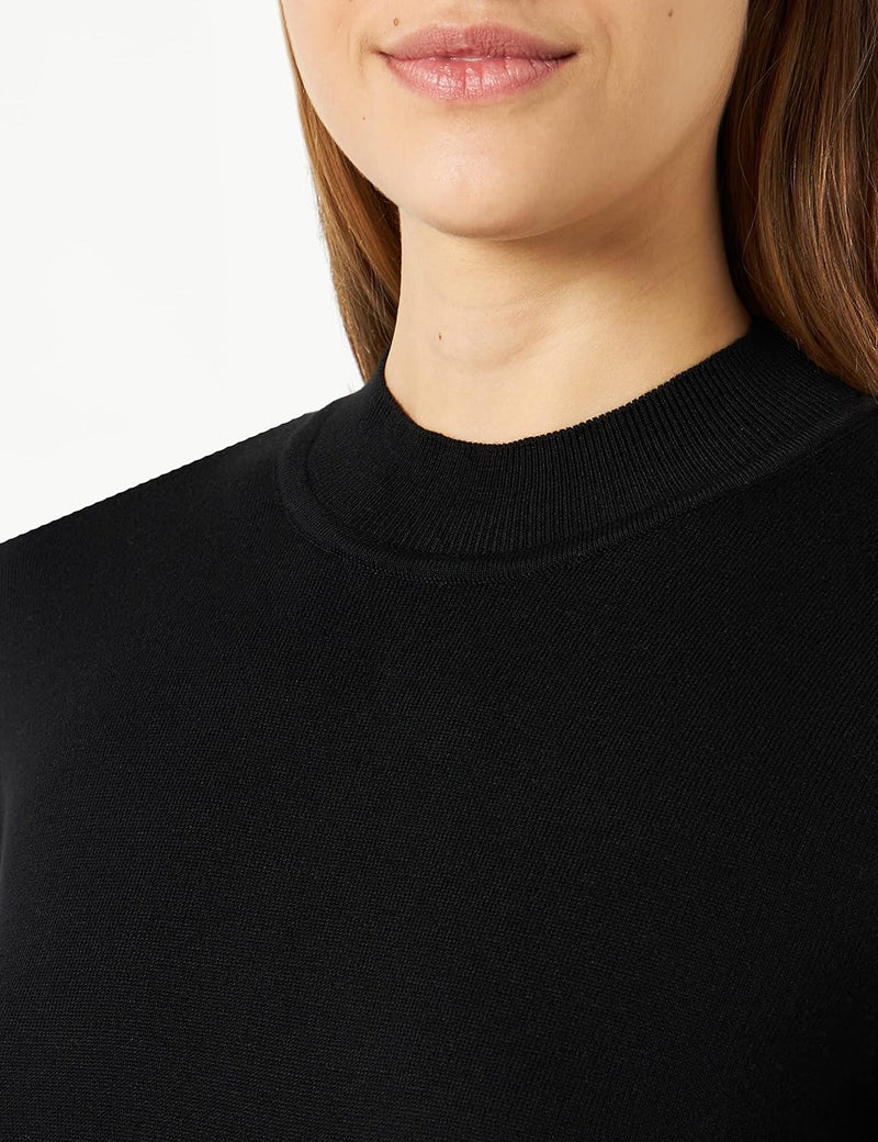 Tamaris Damen ASOLO Feminin ausgeschnittenes Langarmshirt T-Shirt 38 Black Beauty, 38 Black Beauty