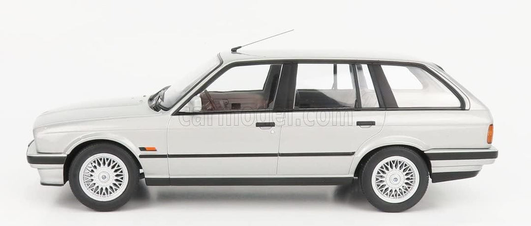Norev NV183216 1:18 BMW 325i Touring 1991-Silber Sammelmodell, Multi