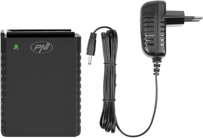 Kit Batterie PNI PB-HP62 1500mAh Li-Ion Plus 230V Netzteil und BNC-Antenne für CB Radio PNI HP 62 Si