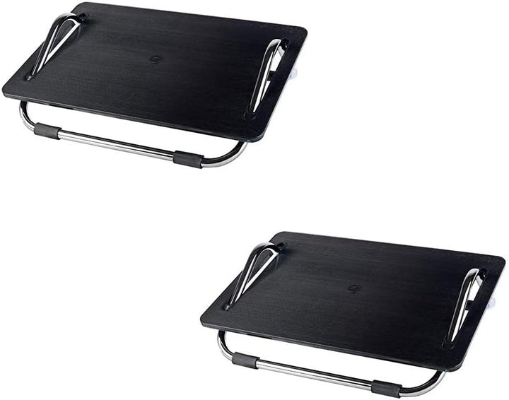 IKEA Dagotto Fussstütze, Schwarz, 2 Stück, 49,5 x 38,1 x 14,7 cm Schwarz Pack of 2, 19 1/4 "x 15 "x
