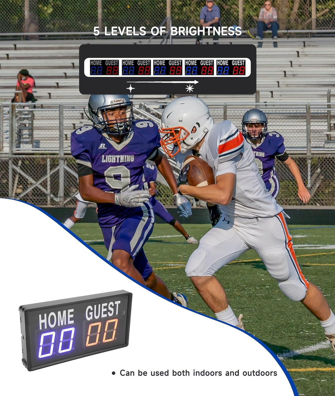 Gugxiom Digitale Punktzahl, Fernbedienungsmarker, hält die Ergebnisse von 1 bis 99, 5 einstellbare H