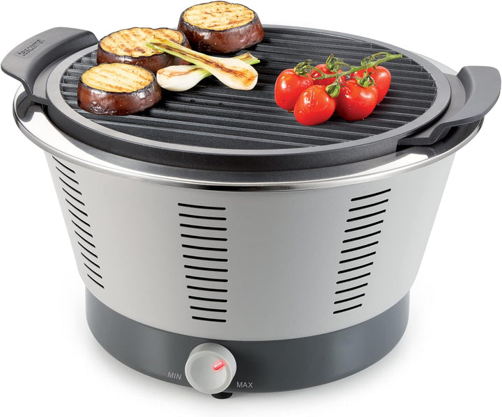 Tescoma Rauchfreie Grillpfanne PREMIUM für Gasherde I Power-Grill PARTY TIME I Gesundes Kochen, Anti