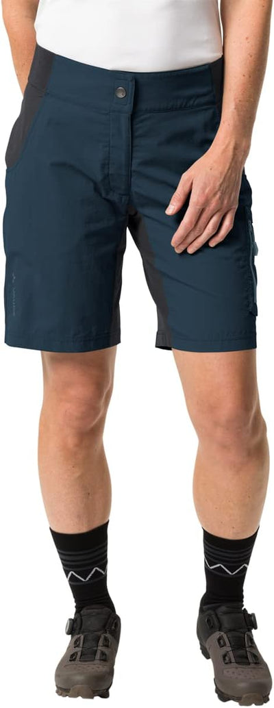 VAUDE Damen Bike Shorts Women's Qimsa Shorty 44 Dark Sea, 44 Dark Sea