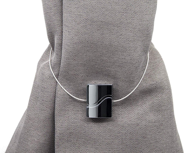 Gcurtain Quadrat Magnetische Vorhang Raffhalter Vorhang Clips, 2 Stück Vorhanghalter Magnet für gros