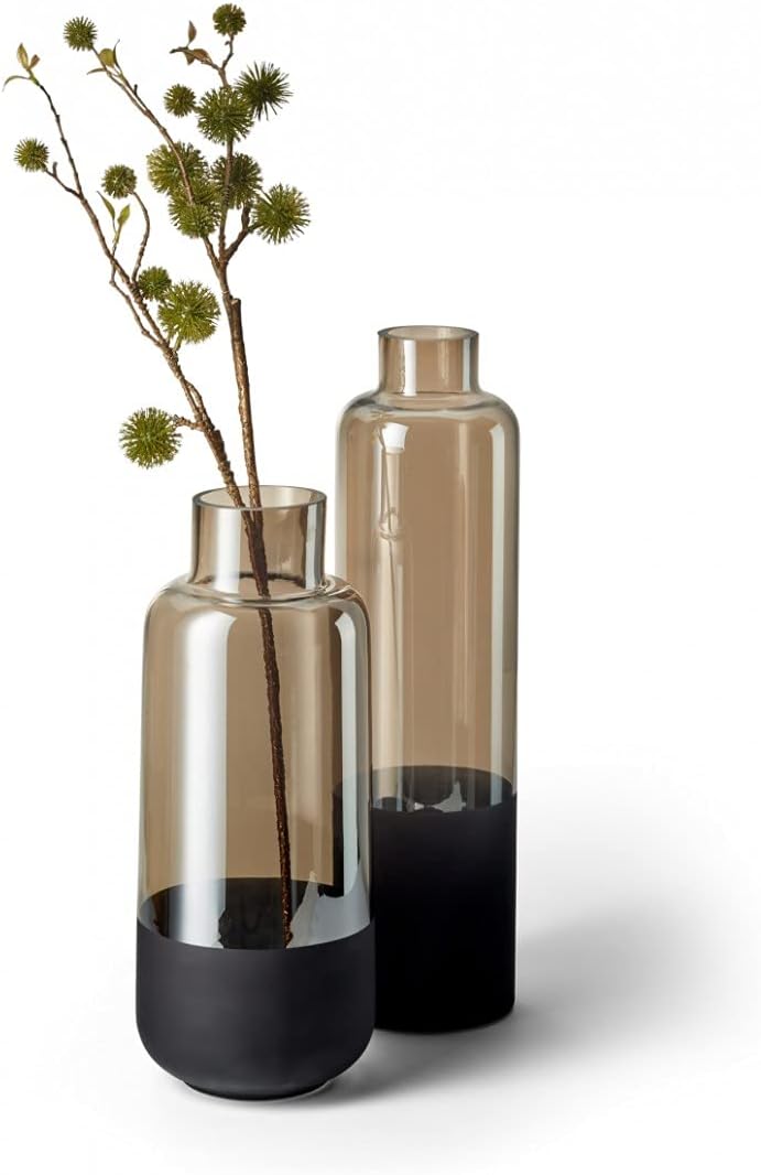 Philippi - Linus Bodenvase - S 14x14x37 cm Graubraun, 14x14x37 cm Graubraun