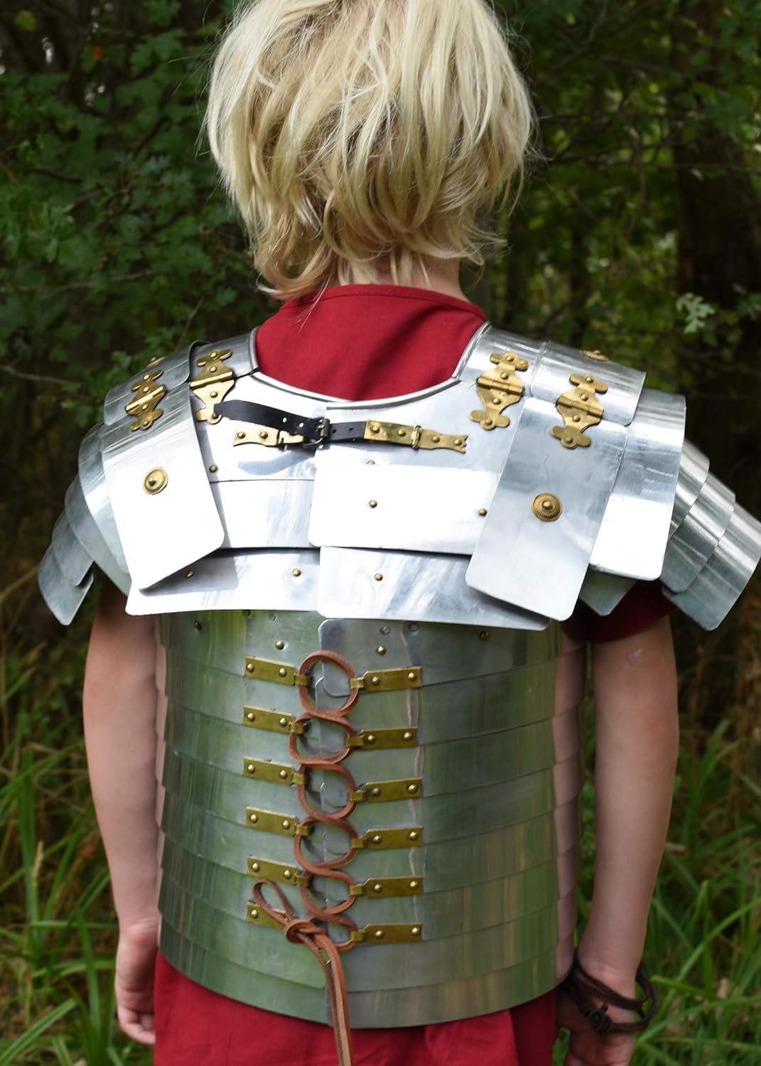 Battle-Merchant Lorica Segmentata Junior, Kinder-Römerrüstung, Aluminium