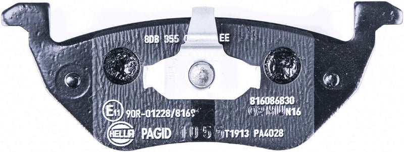 HELLA PAGID 8DB 355 014-951 Bremsbelagsatz - T1913 - Dicke/Stärke: 17.1mm - Bremssystem: Teves - nic