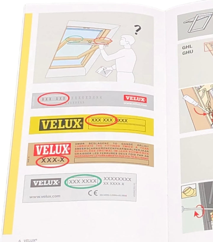 Ersatzteile für VELUX Fenster - Butyl Dichtschnur SET Dichtband Aussenbereich Scheibentausch Wartung