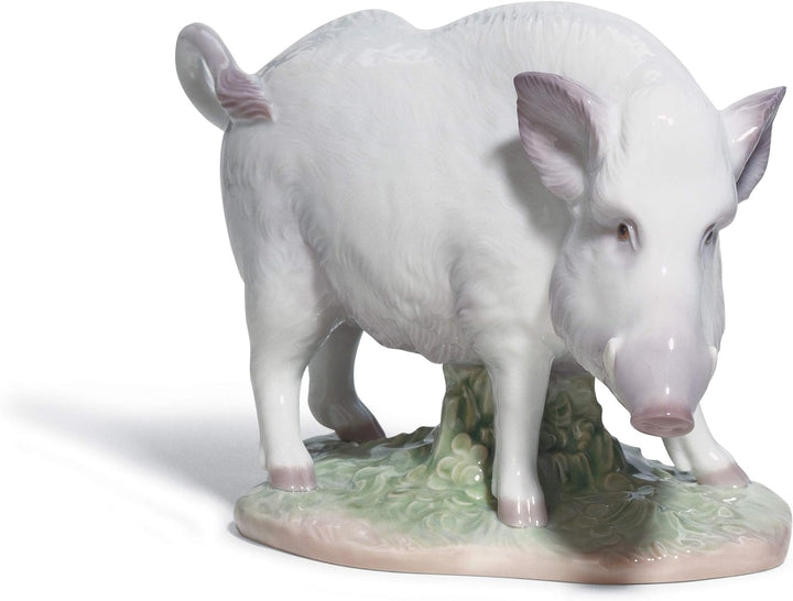 LLADRÓ Figur Das Wildschwein. Eber. Porzellan.