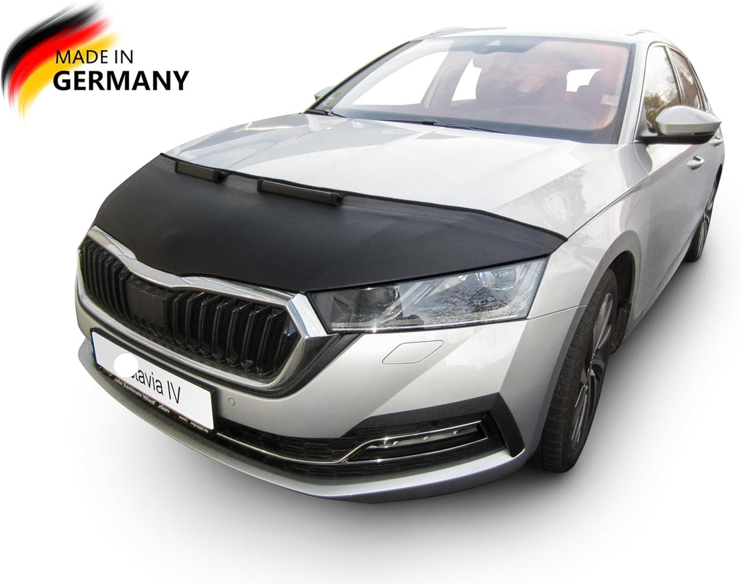 Auto-Bra AB3-00580 Carbon Optik kompatibel mit Skoda Octavia IV Mk4 NX Bj. ab 2020 Haubenbra Steinsc