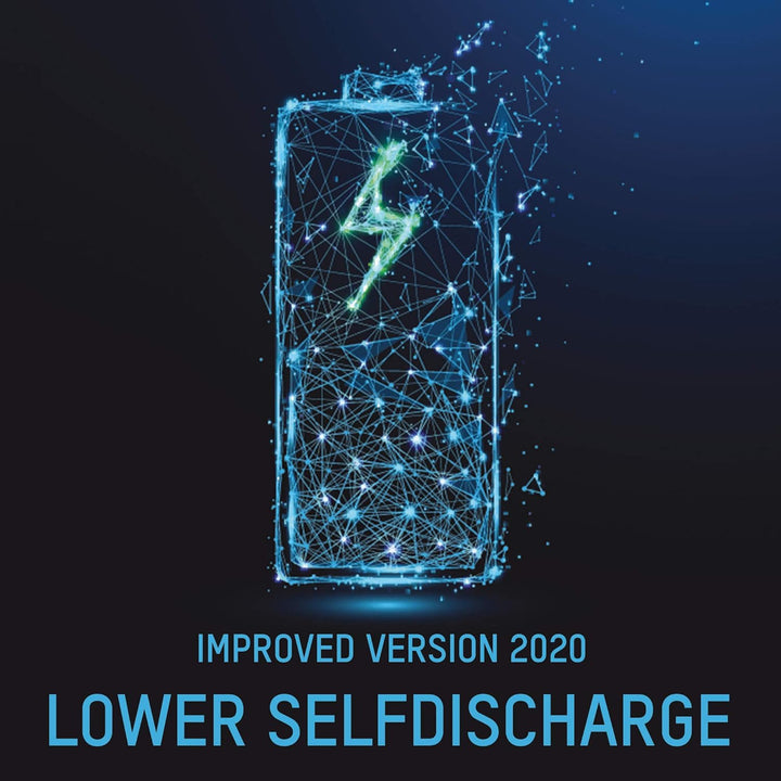 ANSMANN Akku AA Typ 2850 mAh, NiMH 1,2 V (8 Stück) & Akku AAA Typ 1100 mAh (min. 1050 mAh) NiMH 1,2