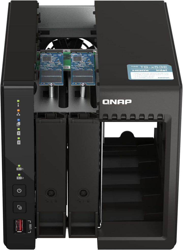 QNAP TS-253E-8G NAS System 2-Bay Enclosure Gehäuse, Enclosure Gehäuse