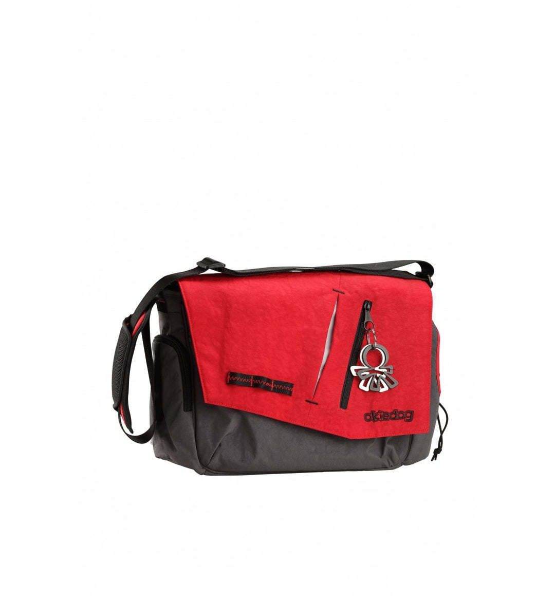 Okiedog Wickeltasche Loft Samurai - rot/grau