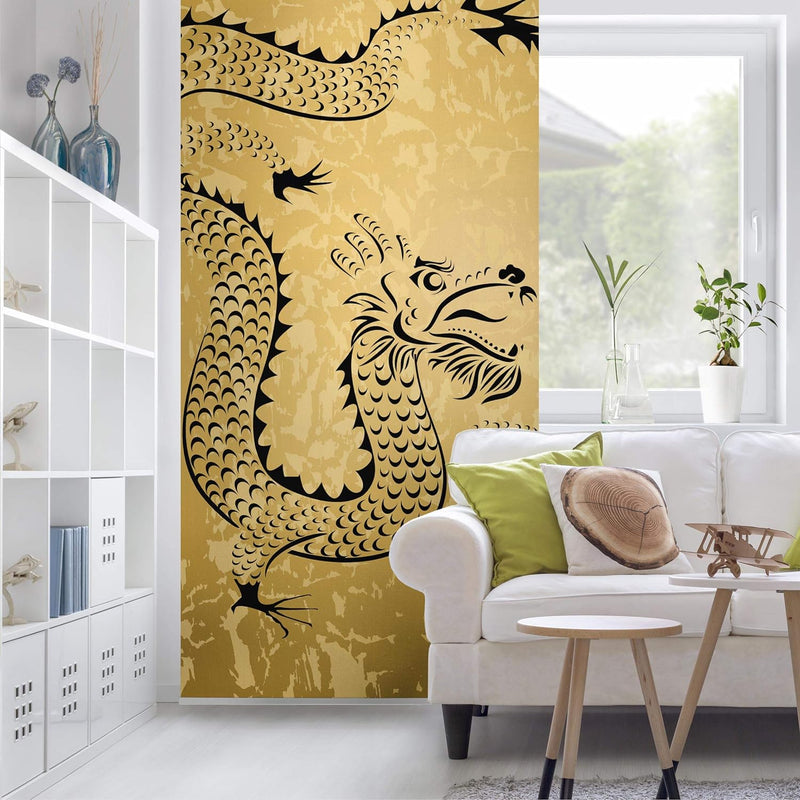 Bilderwelten Raumteiler Chinese Dragon 250x120cm ohne Halterung 250x120cm without hanger, 250x120cm