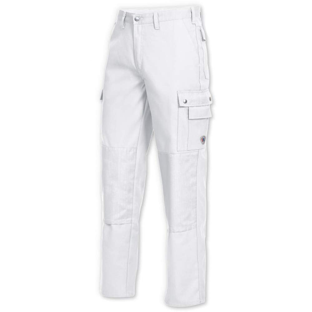 BP Arbeitshose 1493-720 für Herren aus verstärkter Baumwolle 90 Weiss, 90 Weiss