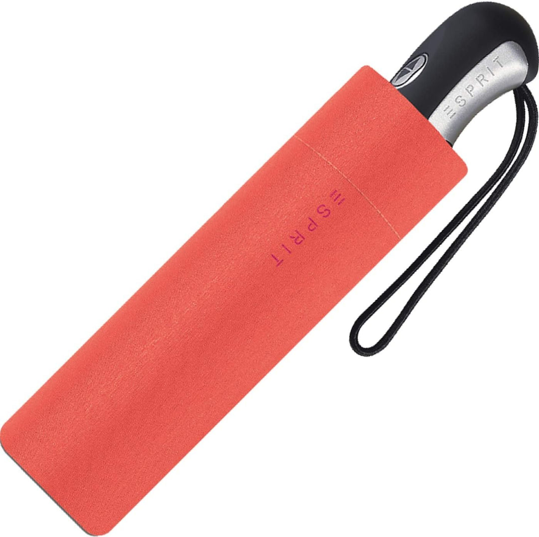 Esprit Damen Taschenschirm Easymatic3 mit Auf-Zu Automatik Herbst 2017 - hot Coral
