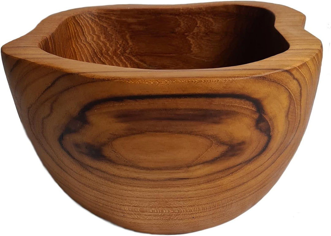 Windalf Rustikale Snack Holzschale AMELIE Ø 28 cm Nussschale Deko-Schale Schmuckschale Wurzelholz