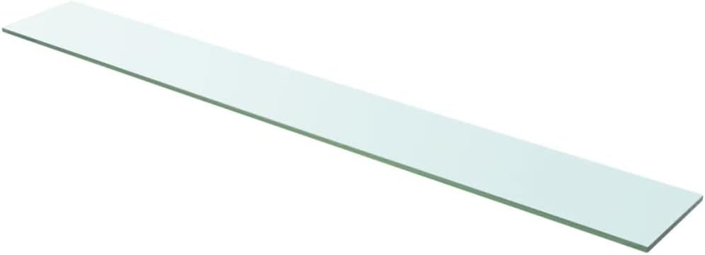 FIRBNUS Glasregalboden 110x15x0,8 cm Storage Shelves Ablagen Regal Glas Schwebend für Wohnzimmer Bad