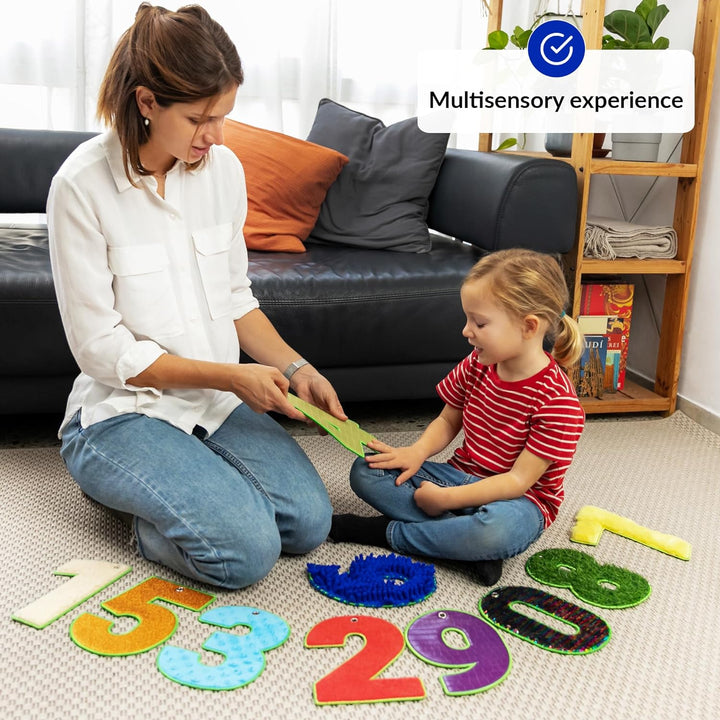 ODOXIA Sinnesmatten Für Autistische Kinder | Taktile Scheiben | Sensorische Fliesen | Sensorischer T