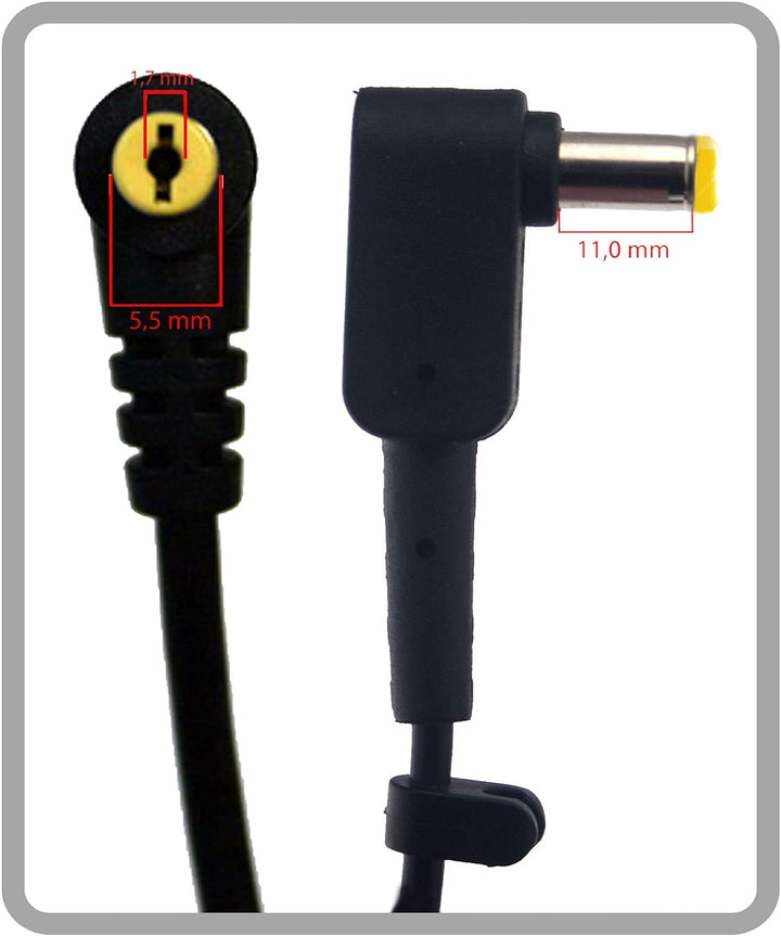 Acer Netzteil/Ladegerät 19V / 3,42A / 65W Aspire 5 A515-51G Serie (Original) 65W ohne Netzkabel schw