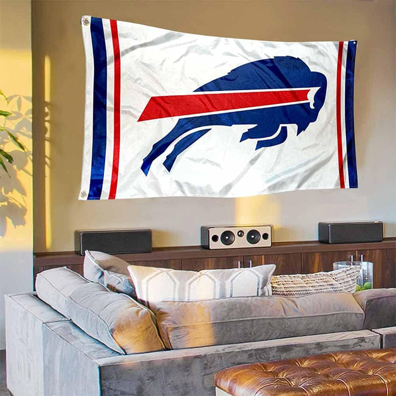 Buffalo Bills White Banner and Tapestry Wall Tack Pads