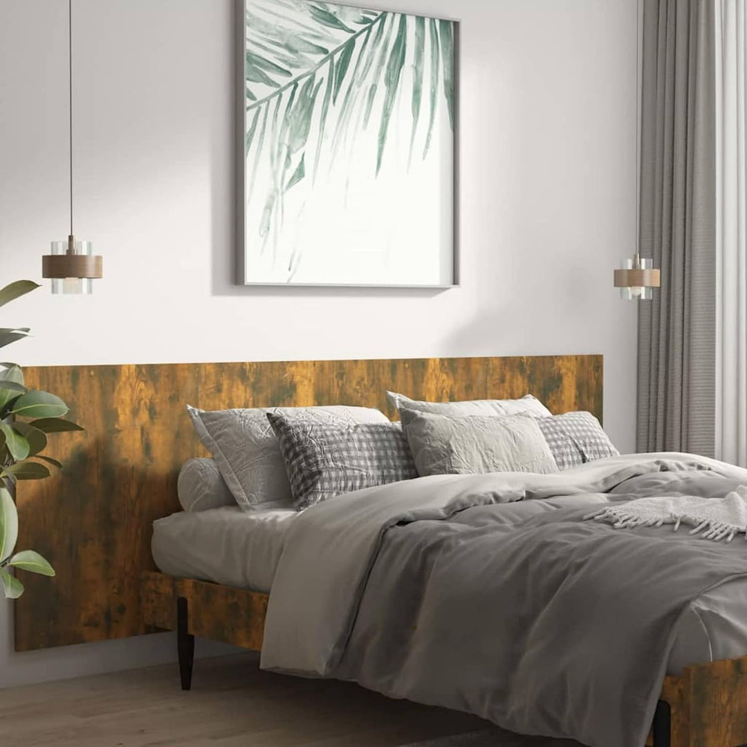 Tidyard Bett-Kopfteil Polsterkopfteil Räuchereiche240 x 1,5 x 80 cm (L x B x H) Holzwerkstoff Bett B