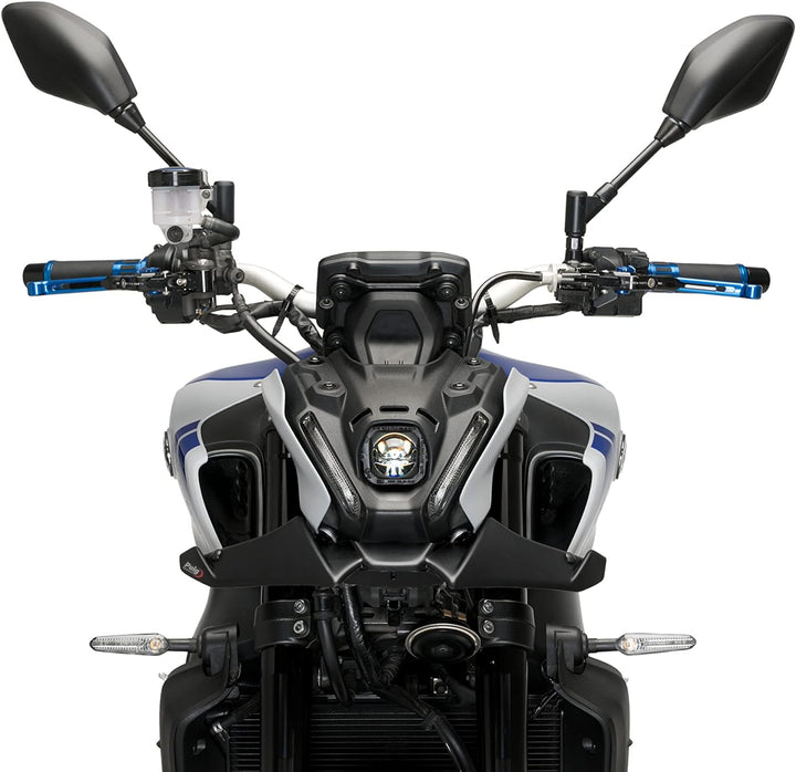 Puig 21133J Naked Front Downforce Spoiler Mattschwarz