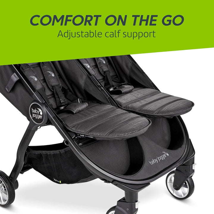 Baby Jogger City Tour 2 Double Geschwisterwagen Zwillingswagen für Reisen | leichter, zusammenklappb