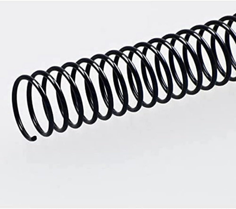 Fellowes 53150 – Pack von metallischen 100 Spiralen, 22 mm, schwarz