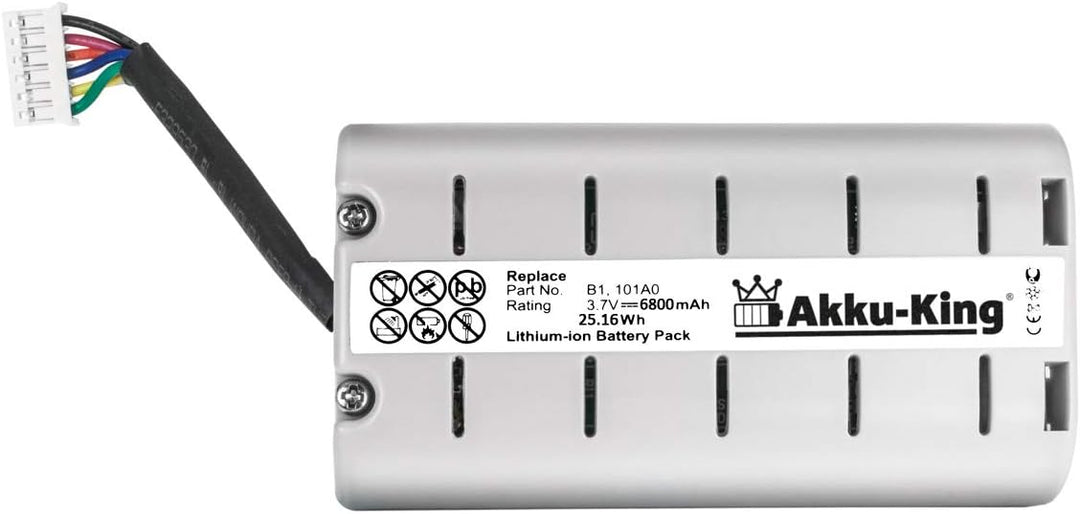 Akku-King Akku kompatibel mit Pure One Mini, VL-61114, Evoke-1 - ersetzt ChargePAK B1, 101A0 - Li-Io