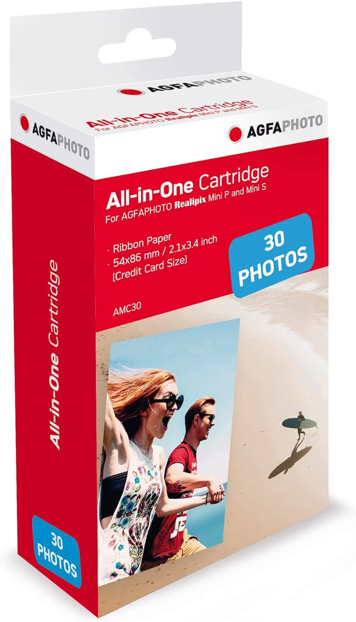 AgfaPhoto Fototapete für 30 Fotos, 5 x 8, 6 cm