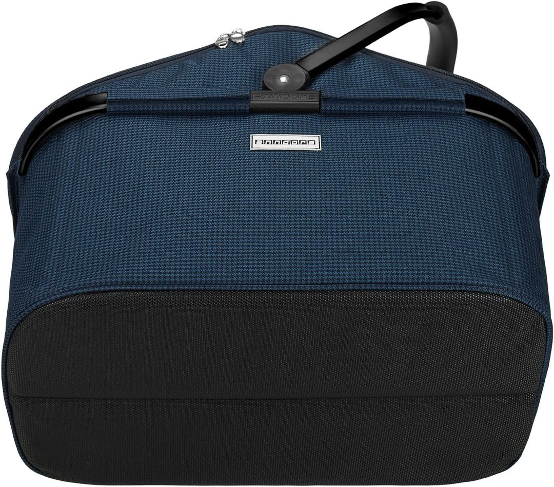 anndora Einkaufskorb 25 Liter Isolierkorb - Blau Hahnentritt Iso: Hahnentritt Blau, Iso: Hahnentritt