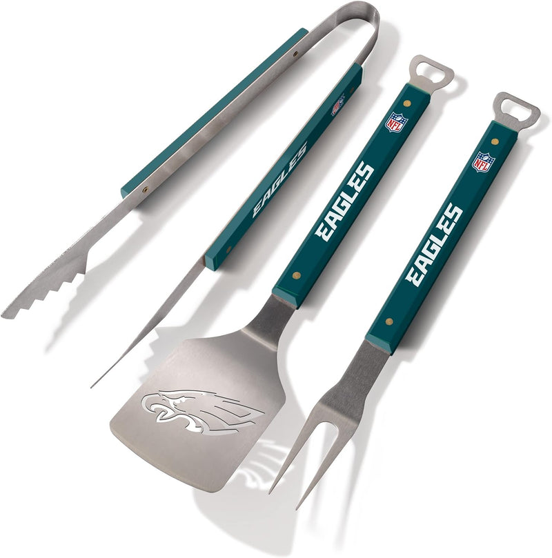 YouTheFan NFL Cleveland Browns Spirit Series Grillset, 3-teilig Philadelphia Eagles, Philadelphia Ea