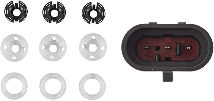 HELLA - DE/LED-Hauptscheinwerfer - 90mm Performance Bi-LED L70 - 12V - rund - Einbau - Stecker: AMP