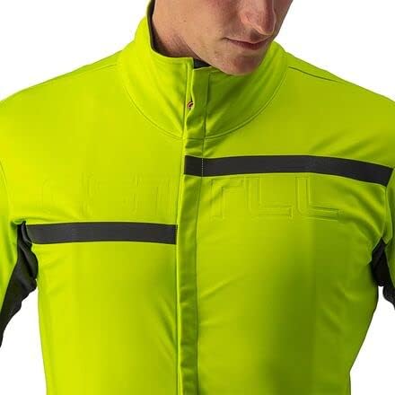 CASTELLI Herren Transition 2 Jacket Jacket S ELECTRIC LIME/DARK GRAY-BLACK, S ELECTRIC LIME/DARK GRA