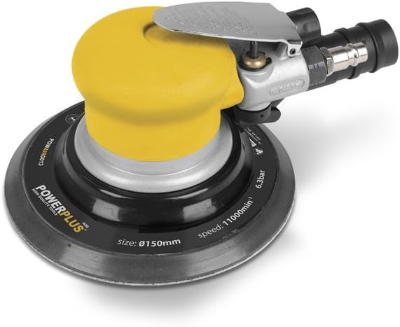 POWAIR0013 Druckluft Schleifer Exzenterschleifer Schleifmaschine Teller Ø150mm Hub 5mm