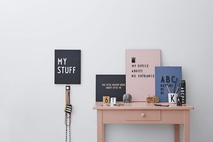 Design Letters Message Board A3 Hellgrau | A4 A3 A2 | Buchstaben tafel | Letter Board | Memotafel Wa