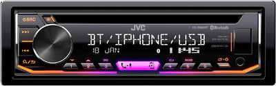 JVC KD-R992BT CD-Receiver mit Bluetooth-Freisprechfunktion und Audiostreaming schwarz USB/BT/Multico