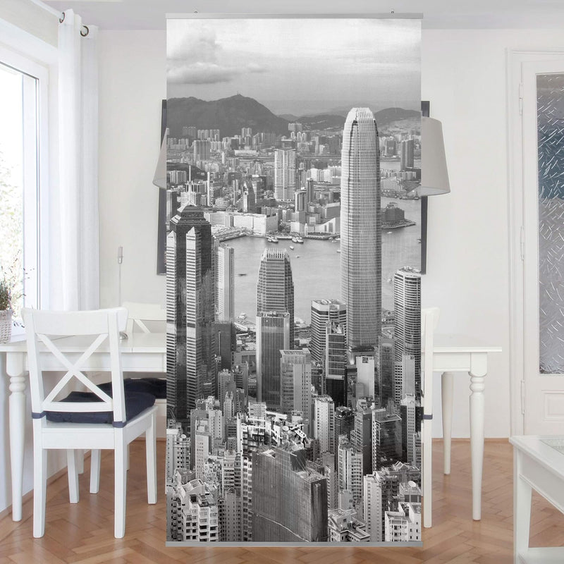 Bilderwelten Raumteiler Skyline Nostalgia 250x120cm ohne Halterung, ohne Halterung