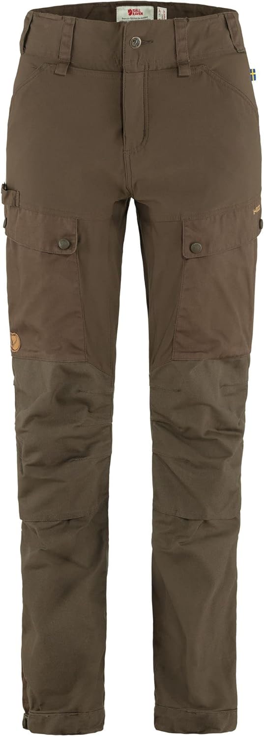 FJALLRAVEN Damen Forest Hybrid Trousers W Hose 34 Dunkles Olivgrün, 34 Dunkles Olivgrün