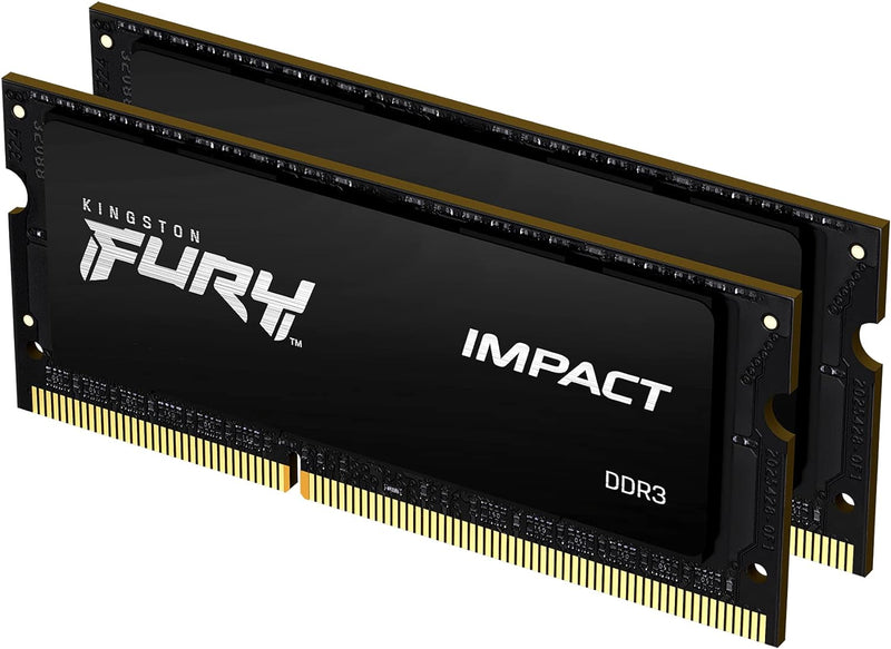 Kingston FURY Impact 16GB (2x8GB) 1866MHz DDR3 CL11 Laptop Speicher Kit mit 2 KF318LS11IBK2/16 16GB