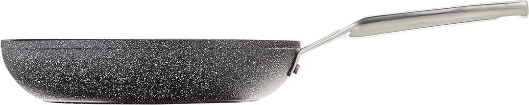 Monxi Mineral- Aluminium Stielpfanne 28 cm,geeignet für alle Arten von Küchen Auch Induktion, 28 cm