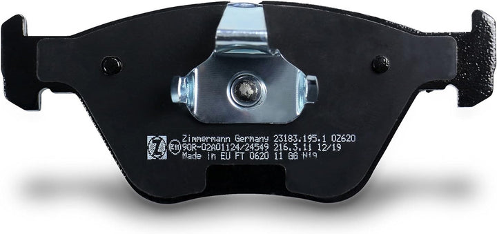 ZIMMERMANN 23183.195.1 Bremsbelagsatz Vorderachse x 1