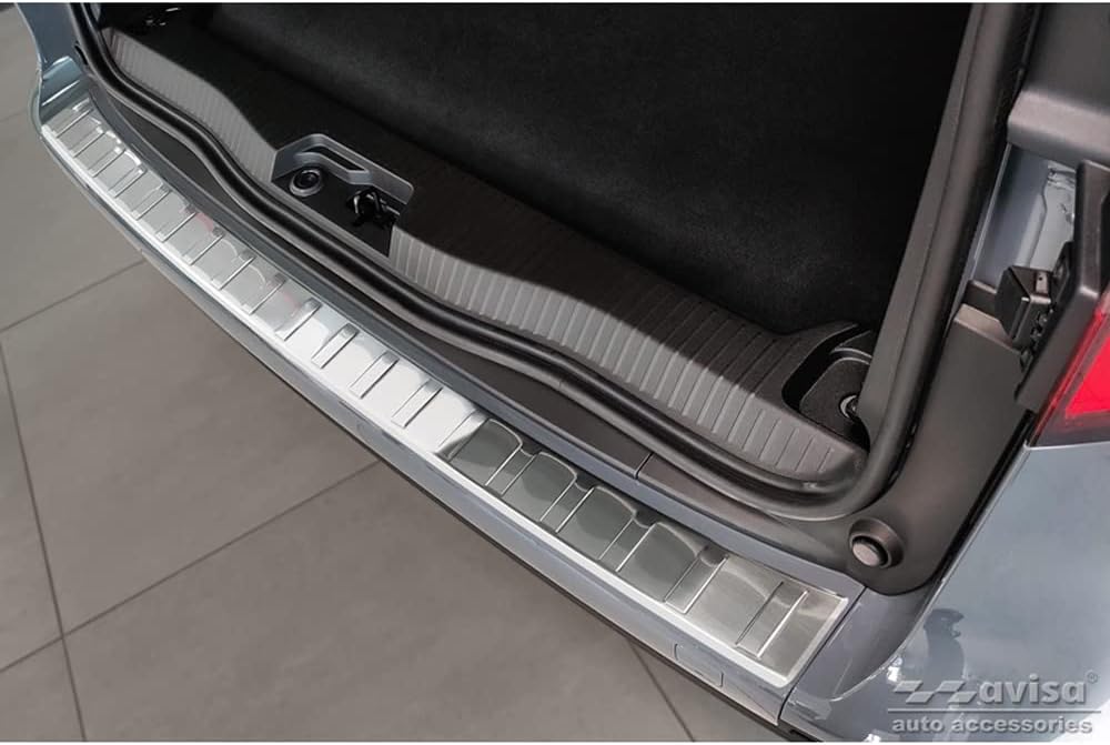 Avisa Edelstahl Heckstossstangenschutz kompatibel mit Mercedes Citan (W420) Box/Tourer 2021- 'Ribs'