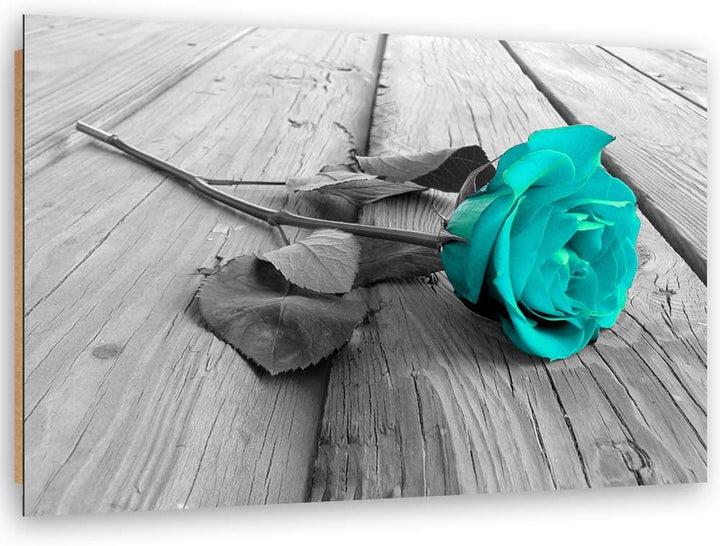 Wandbild Natur Modern Deko Kunst Bilder Pflanze Blau 90x60 cm M14562 90x60 cm, M14562 90x60 cm