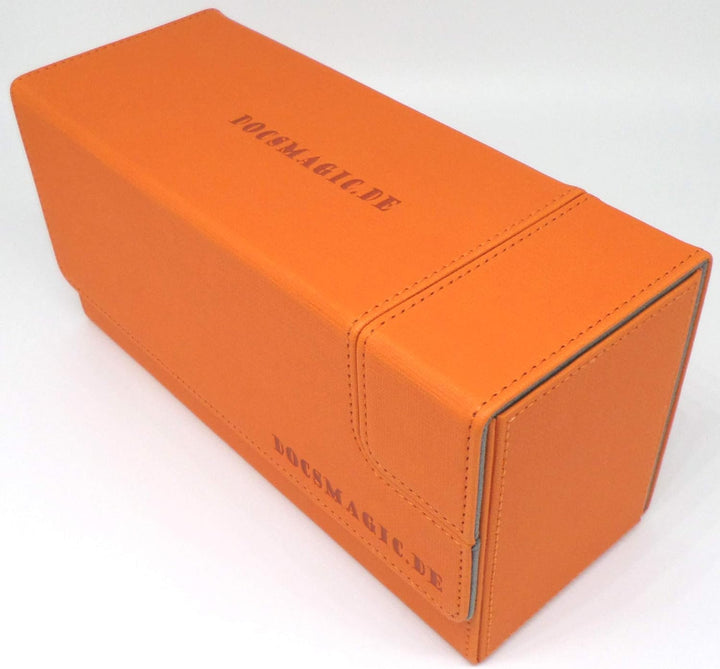 docsmagic.de Premium Magnetic Tray Long Box Orange Small + 2 Flip Boxes - Orange Small + 2 Flip Boxe