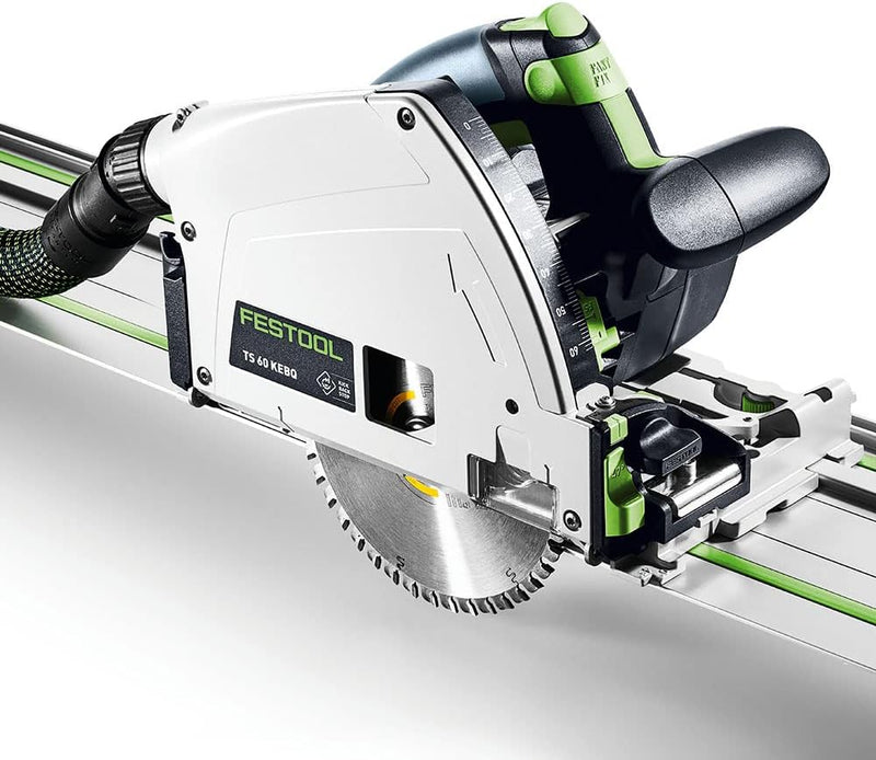 Festool Tauchsäge TS 60 KEBQ-Plus-FS (mit Kreissägeblatt, Sichtfenster, Splitterschutz, Innensechska